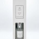 Premium 300ml Water Lily scented reed diffuser with an elegant silver top for home fragrance in Lagos, Nigeria