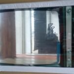 Television Bathroom Mirror B & W Black