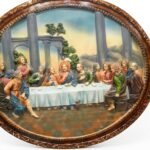 Wooden Wall Art Showing the Last Supper carved religious wall décor, Lagos, Nigeria