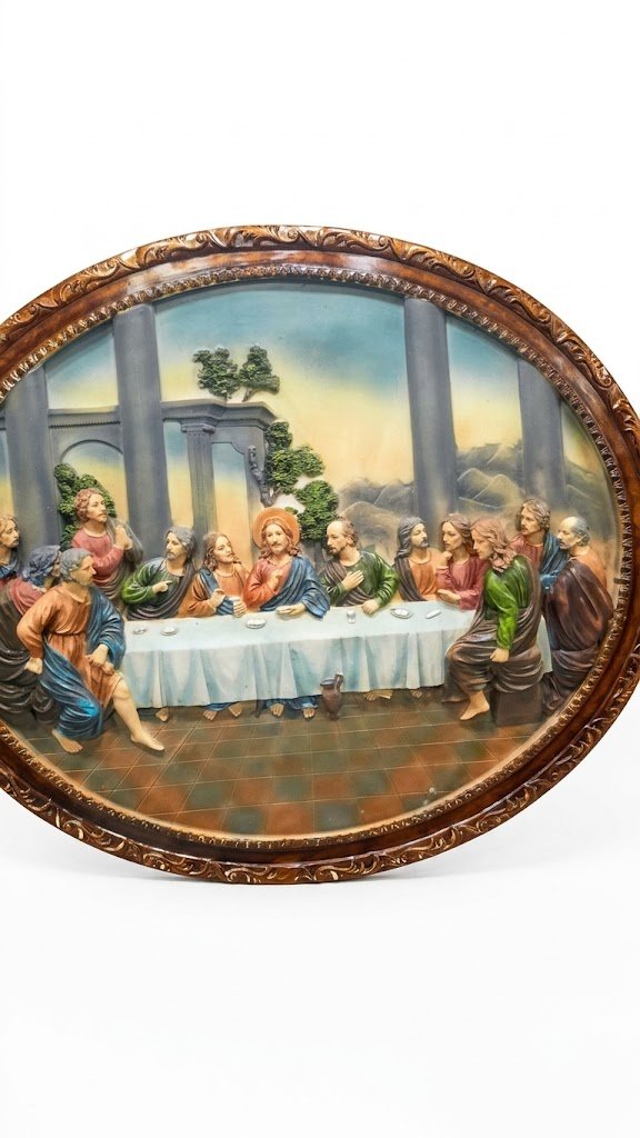 Wooden Wall Art Showing the Last Supper carved religious wall décor, Lagos, Nigeria