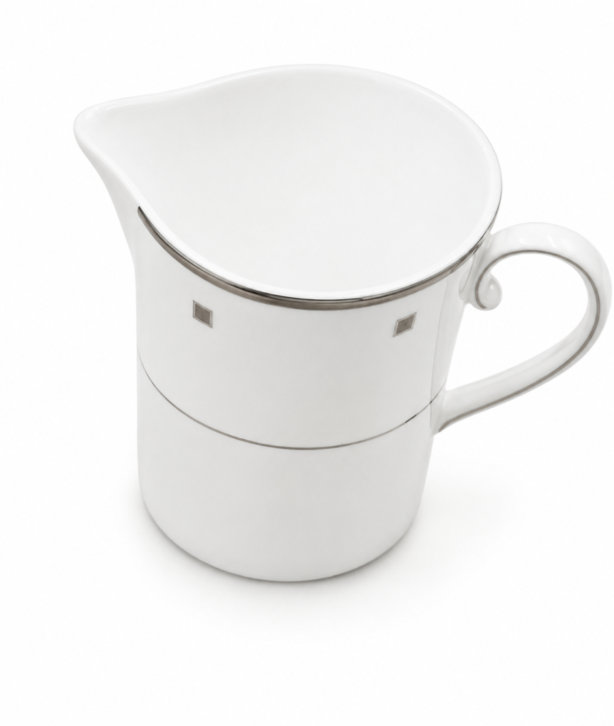 Shadow cream jug 20cl fine bone china milk pitcher for tea and coffee serving in Lagos, Nigeria