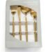 16‑pc gold cutlery set stainless steel flatware for dining table décor in Lagos, Nigeria