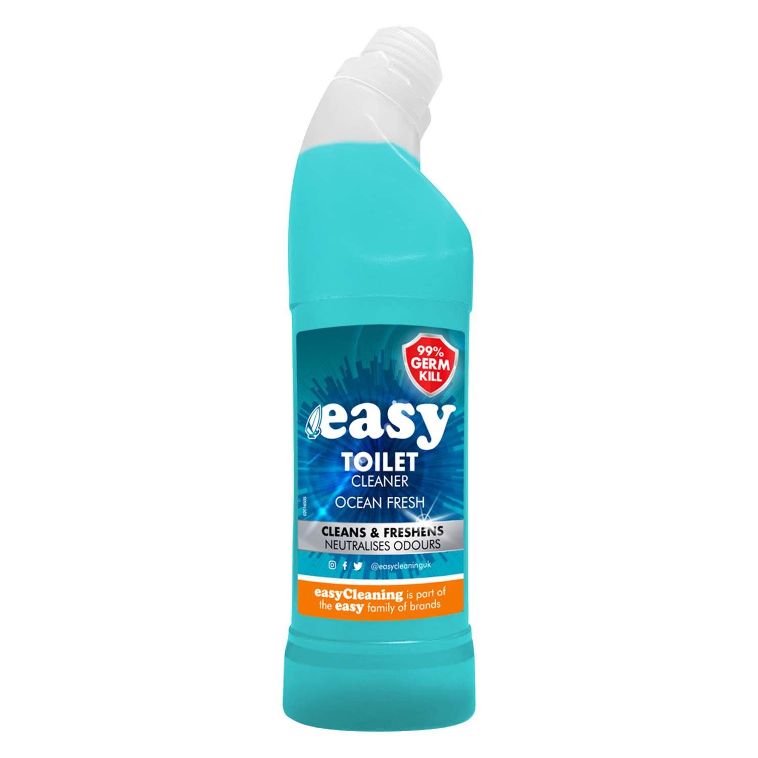 0a99c38520f601ad1f692deb36136563.jpg Easy Toilet Cleaner Ocean 750Ml Pk12 - Image 1