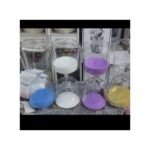 Transparent Hour Glass Asst Colour Table Décor