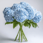 28Cm Hydrangea Bouquet Flower Blue