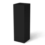 Luxury pedestal stand for sculpture display in living room décor setting in Lagos, Nigeria