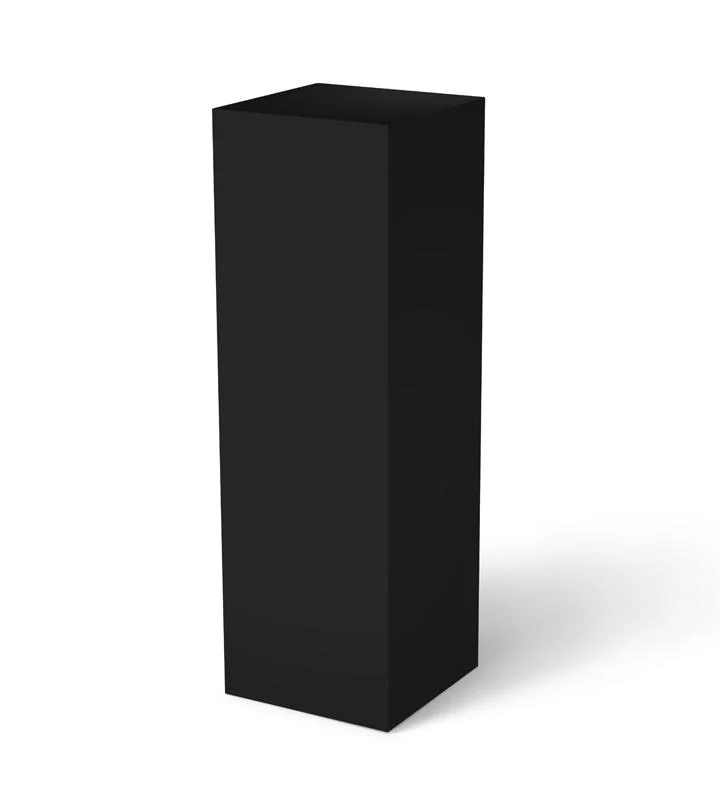 Luxury pedestal stand for sculpture display in living room décor setting in Lagos, Nigeria