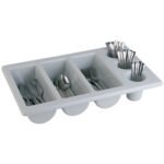 Cutlery Tray 6 Compartment - Grey