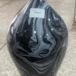 Tif Gbla Tiffany Vase Small Grey Graffiti 32X32X71Cm