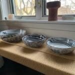 Decorative Bowl Black Graffiti 50X15Cm