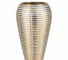 40 cm gold urn vase for home décor and floral display on table or shelf