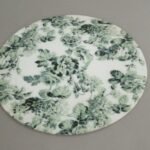 Flower Green Round Placemat