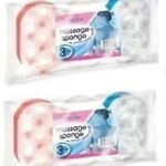 Massage Bathing Sponge 3Pk