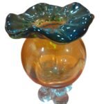 Stripe Green Vase 23-915