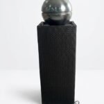 Quasar blue LED metal ball décor with glowing light for modern home styling in Lagos, Nigeria