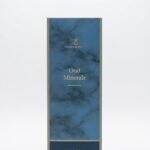 Oud Minerale 100ml Candle Queen boutique reed diffuser in a luxury blue marble gift box in Lagos, Nigeria