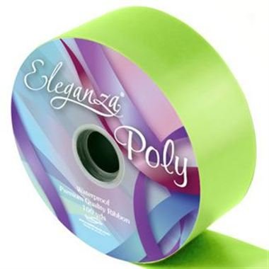 2In Poly Ribbon Lime Green (No.14) 2In Poly Ribbon Lime Green (No.14) - Image 1