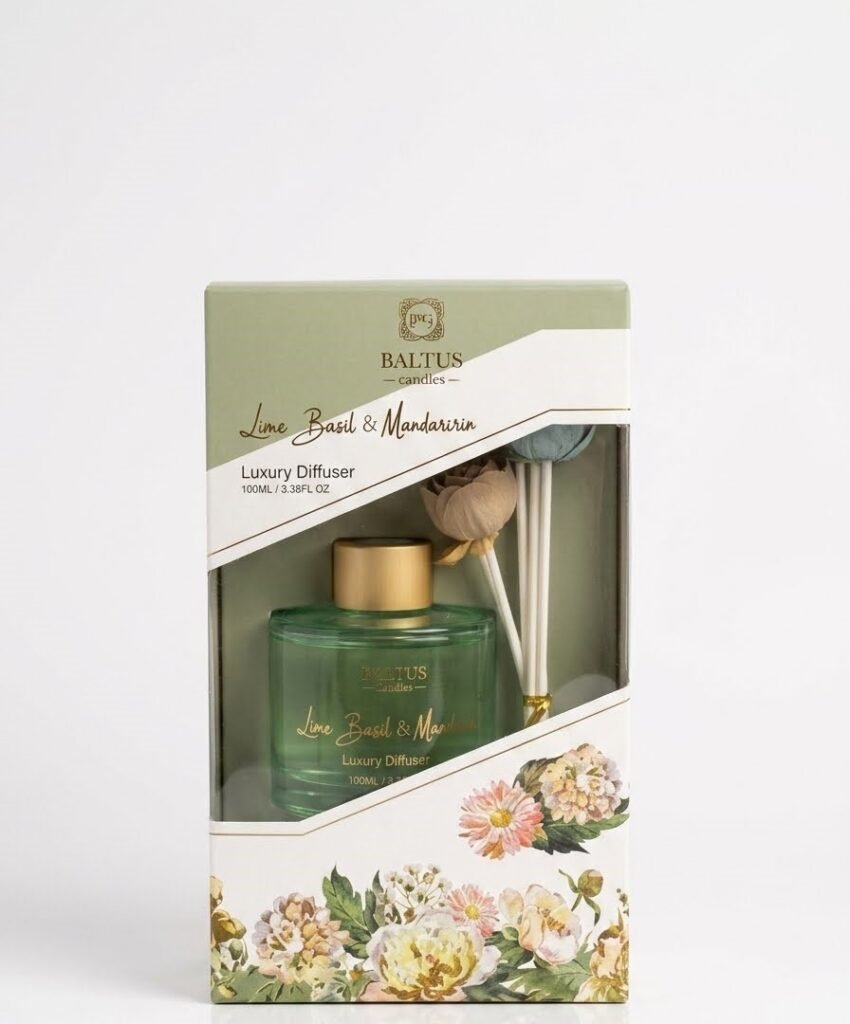 100ml faux flowers reed diffuser with lotus and jasmine scent for elegant home fragrance décor in Lagos Nigeria
