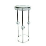 Crystal Mirror Table 77.5Cm