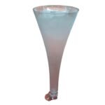 Clear Flute Vase 63Cm