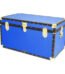 Blue coloured king size trunk box for large storage and home organization in Lagos, Nigeria