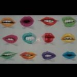 Lips Canvas Wall Art 90X120