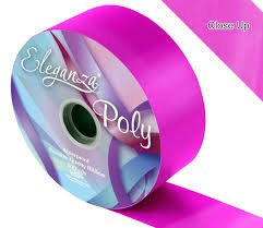 38466 2In Poly Ribbon Fuchsia (No.28) 2In Poly Ribbon Fuchsia (No.28) - Image 1