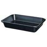 Rectangular Ceramic Dish 40cm – Large Matte Black Oven-to-Table Bakeware