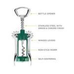 Metallic Green Finish Corkscrew