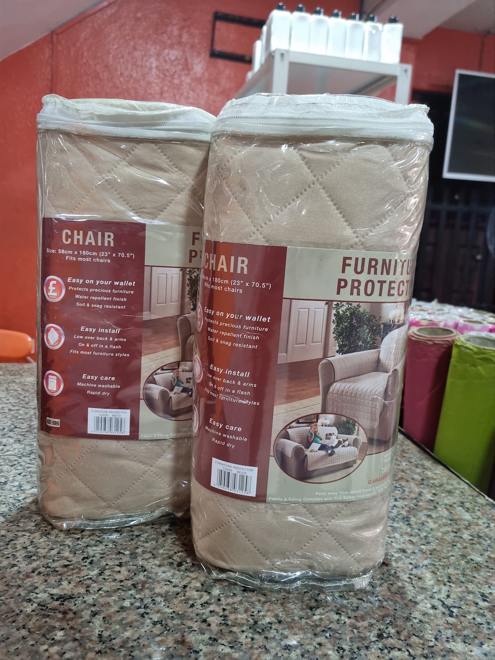 39735 Furniture Protector Chair Chocolate - Image 1