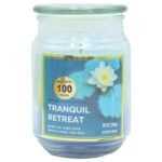 18Oz Scented Candle Jar Tranquil Retreat