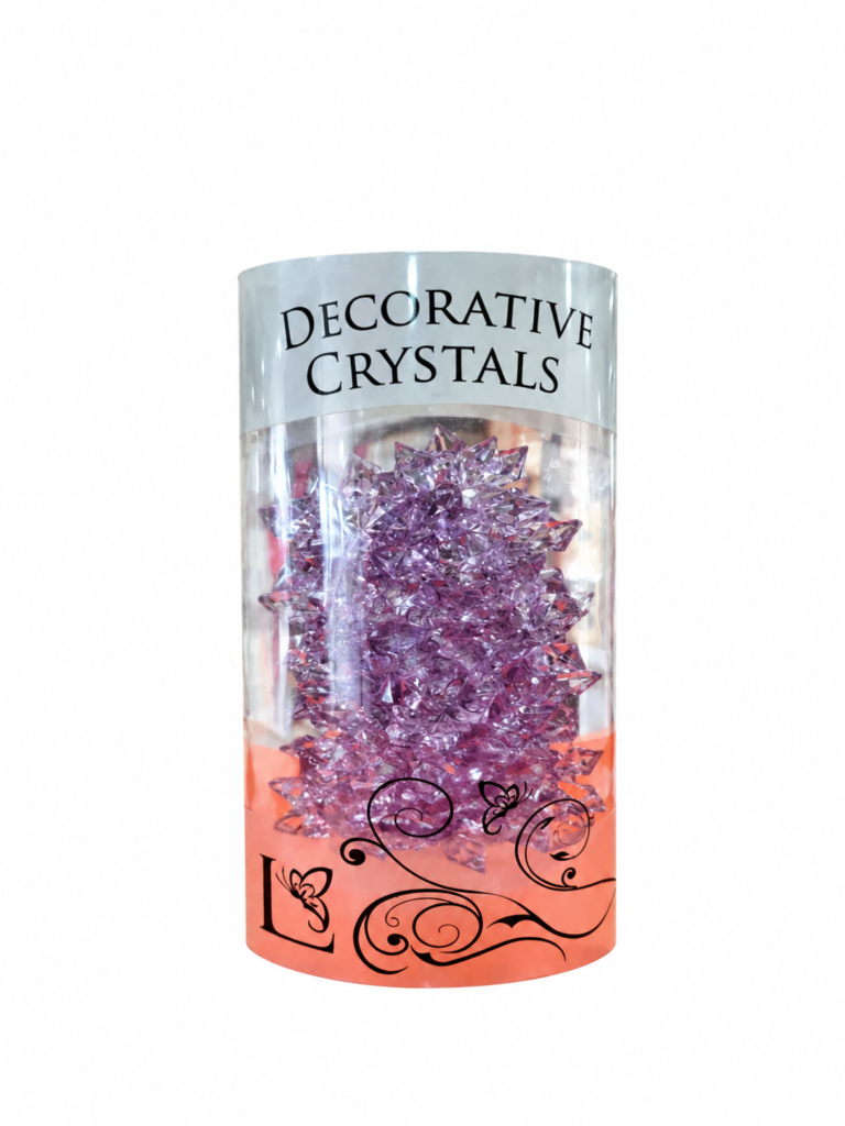 Plum-colored 4.5cm acrylic snowflake ornament for festive holiday and home decoration in Lagos, Nigeria
