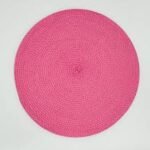 Pink Round Placemat