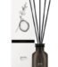 Sleek black 75ml Ipuro Classic Noir reed diffuser with black sticks for masculine home decor in Lagos, Nigeria