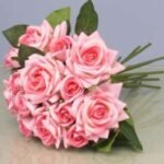 Supreme Silk Hand Tie Sml Open&Bud Rose Flower