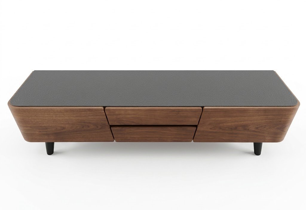 Modern 169cm TV unit stand and entertainment console for luxury living room media organization in Lagos, Nigeria