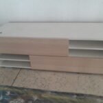 Hampton Tv Unit White And Dark Acacia