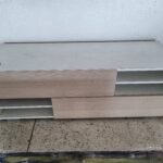 Hampton TV Unit – White & Dark Acacia Entertainment Stand