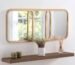 Links Gold Wall Mirror – Modern Framed Decorative Mirror for Living Room & Bedroom