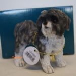 Shihtzu Black & White Figurine