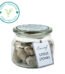 Glass jar of Emotif volcanic stress stones for natural aromatherapy and relaxation in Lagos, Nigeria