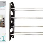 Four Tier Stainless Steel Shoe Rack