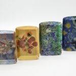 Van Gogh fine art printed small serving tray in assorted masterpiece designs for luxury home serving in Lagos, Nigeria