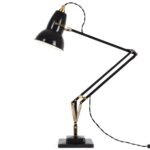 Dark Brass Angled Lamp
