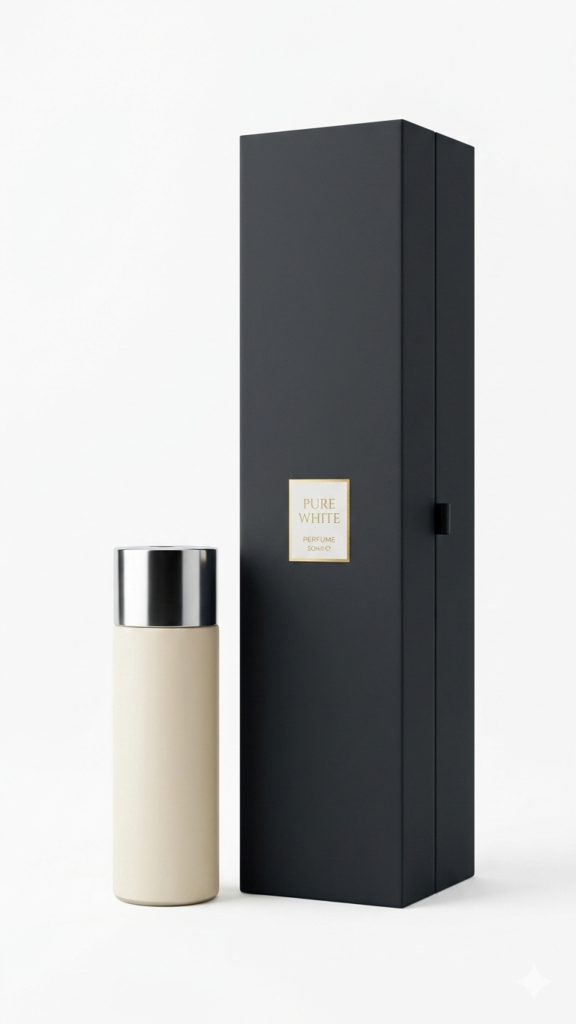 Elegant 430ml Pure white glass reed diffuser set for long-lasting luxury home fragrance in Lagos, Nigeria