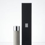 Elegant 430ml grey glass reed diffuser set for long-lasting luxury home fragrance in Lagos, Nigeria