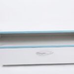 Sleek white Hayward coffee table with a modern minimalist design for living room styling in Lagos, Nigeria