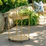 Gold Serving Trolley