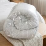 White 10.5 tog oriental hollowfibre duvet for cozy and breathable bedding in Lagos, Nigeria