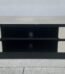 Contemporary cream and black TV stand set with storage drawers for living room entertainment in Lagos.